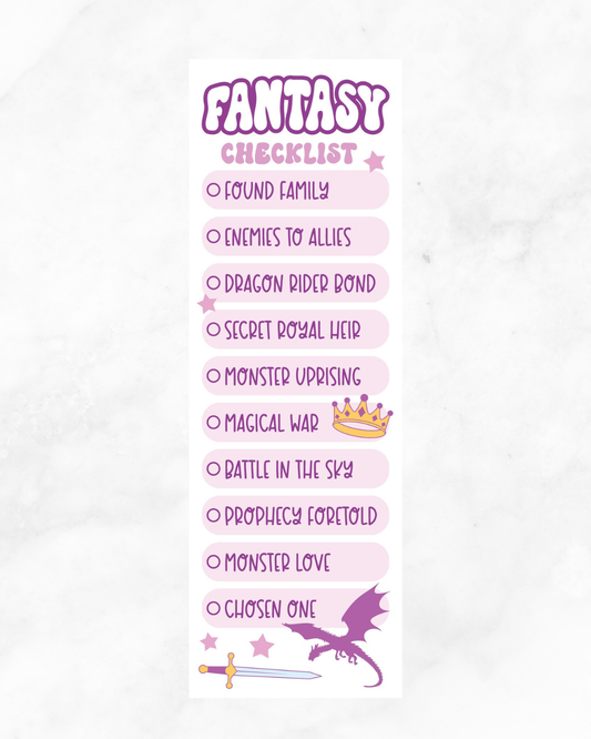Fantasy Romance Bookmark