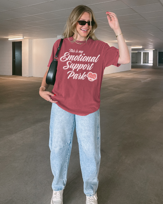 Emotional Support Park Tee | Comfort Colors