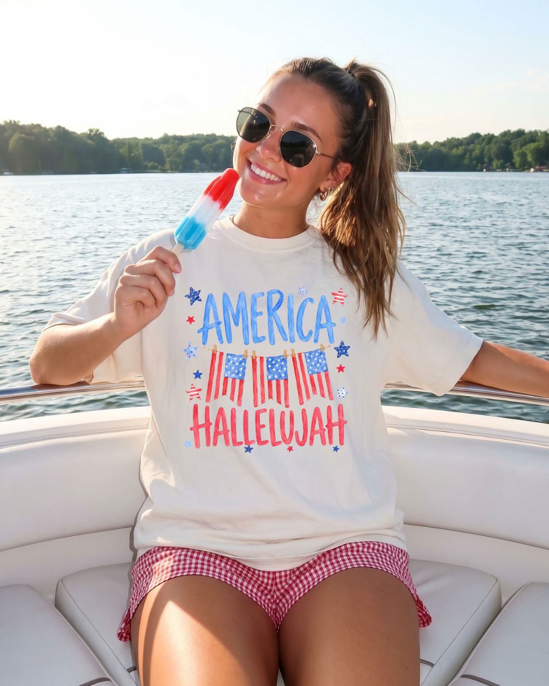 America Hallelujah Tee | Comfort Colors