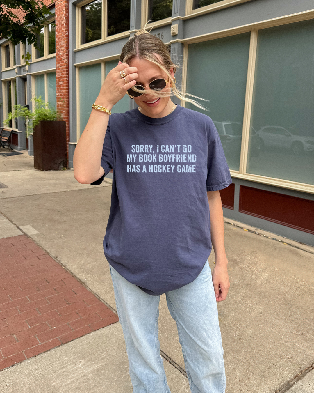 Hockey Game Tee | Comfort Colors