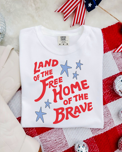Land of the Free Tee | Comfort Colors